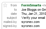 Form to Email: Gmail Mailed-by and Signed-by FormSmarts