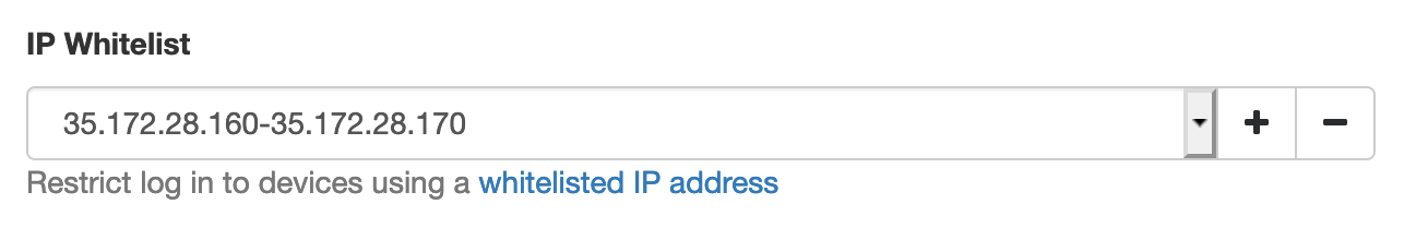 Using an IP address Allow list to enhance form security