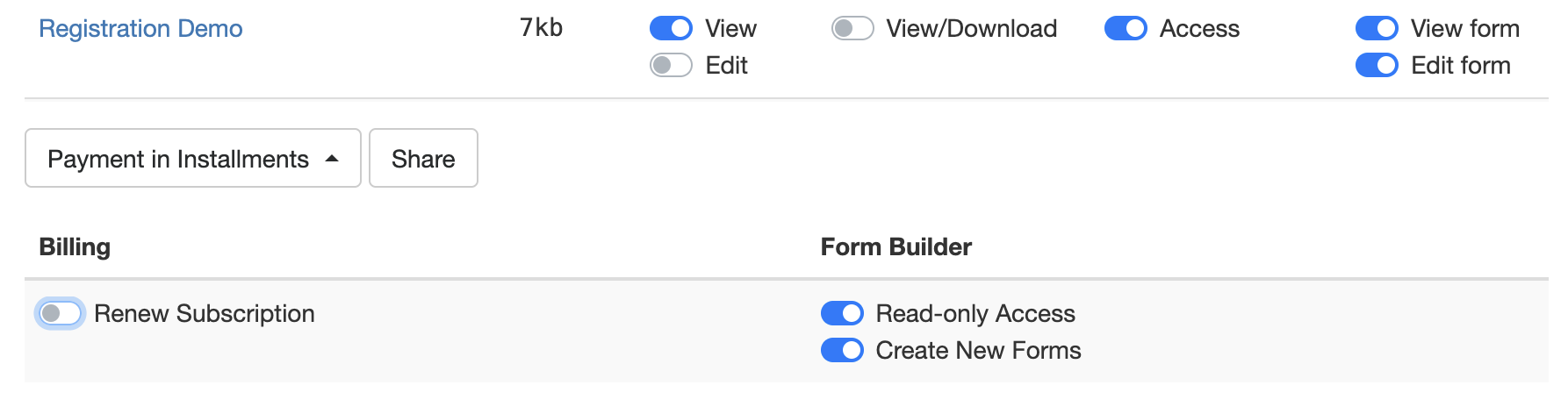 Form Builder & Form-Level Permissions Form Builder & Form-Level Permissions